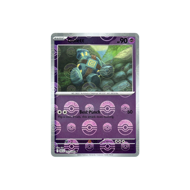 Golett 042/086 (Poke Ball Foil)