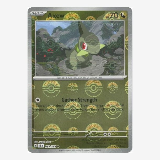 Axew 068/086 (Poke Ball Foil)