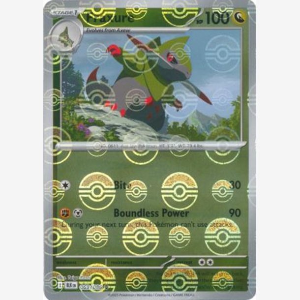 Fraxure 069/086 (Poke Ball Foil)