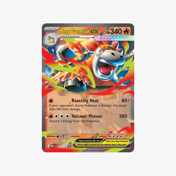 Mega Camerupt ex 022/132