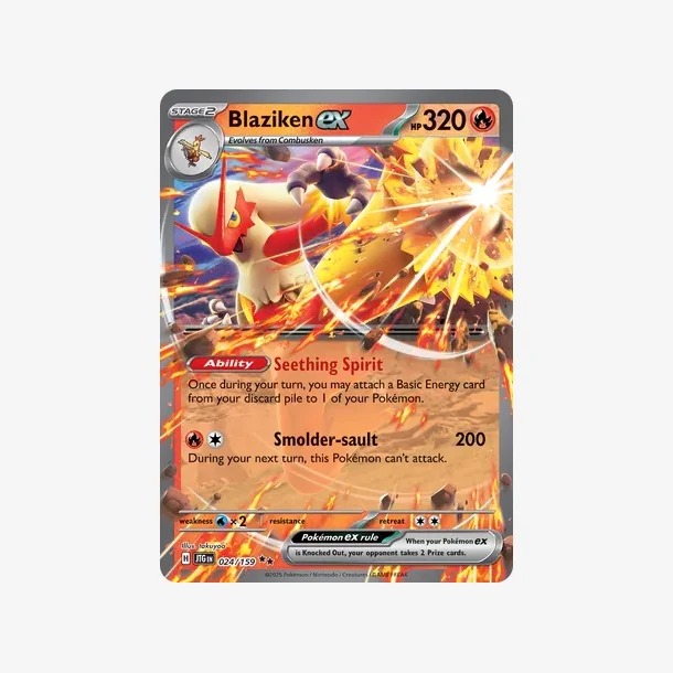 Blaziken ex (JTG 024)