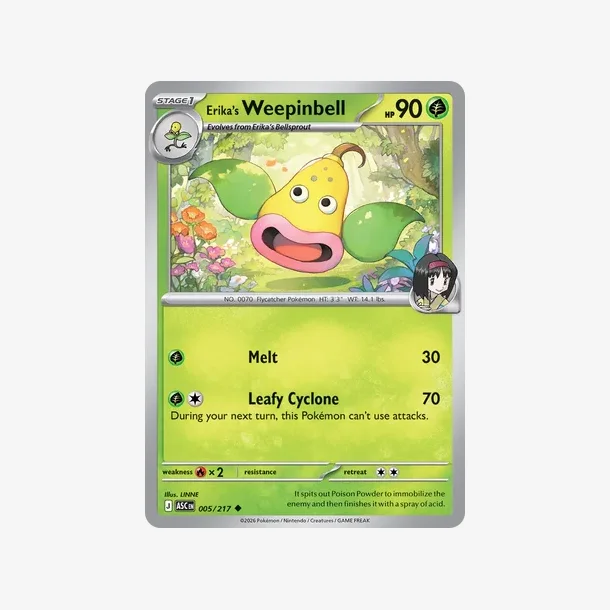 Erika's Weepinbell (ASC 005) Pok�ball Reverse Holo