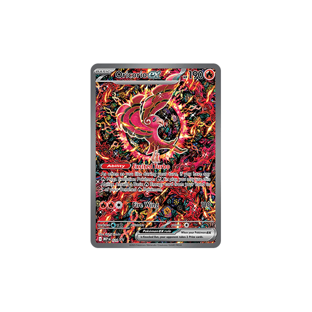 Mega Charizard X ex (MEP 023) &amp; Oricorio ex (MEP 024) i foil