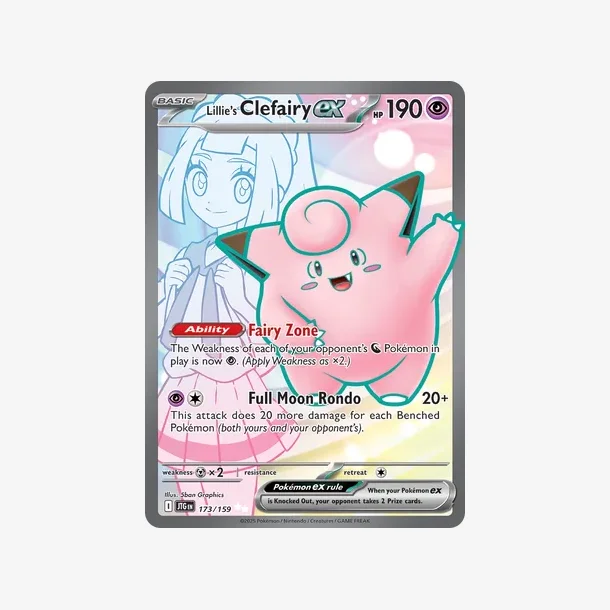 Lillie's Clefairy EX (JTG 173)
