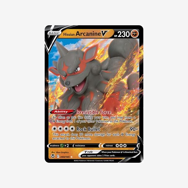 Hisuian Arcanine V 090/195