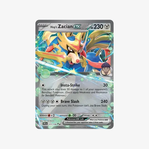 Hop's Zacian ex 111/159