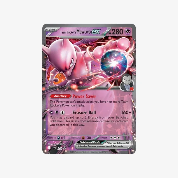 Team Rocket's Mewtwo ex 216