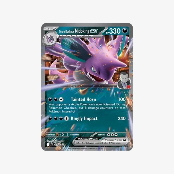 Team Rocket's Nidoking ex 217