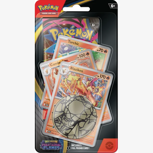 Phantasmal Flames Blister Torchic, Combusken, Blaziken (1stk)