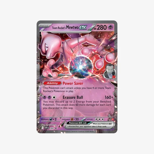 Team Rocket's Mewtwo EX (SVP 216)
