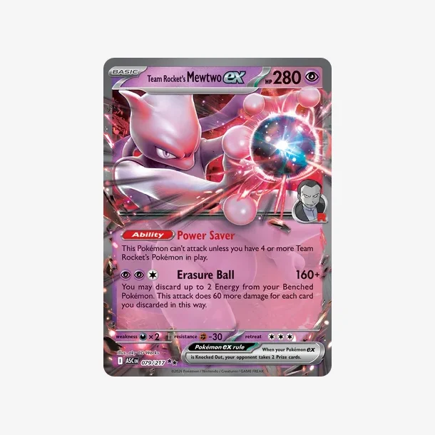 Team Rocket's Mewtwo ex (ASC 079)