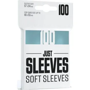 Just Sleeves: Soft Sleeves - Klar/Transparent - 100 stk