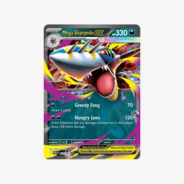 Mega Sharpedo ex 061/094 